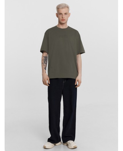 Футболка чайный лист +печать