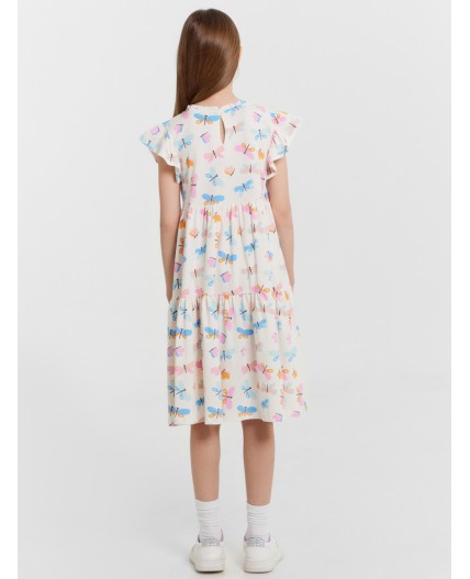 Платье стрекозы на св.молочном