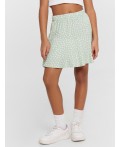 Шорты горошек на зеленом