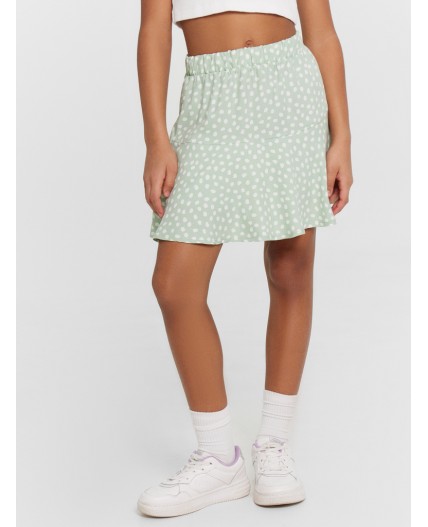 Шорты горошек на зеленом