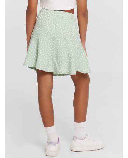 Шорты горошек на зеленом