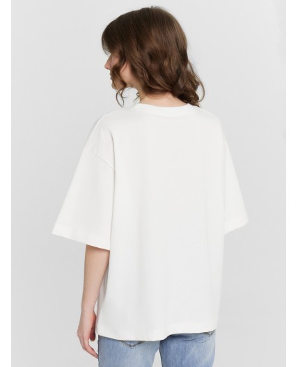 Футболка белый +печать2