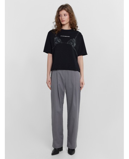 Футболка черный +печать14