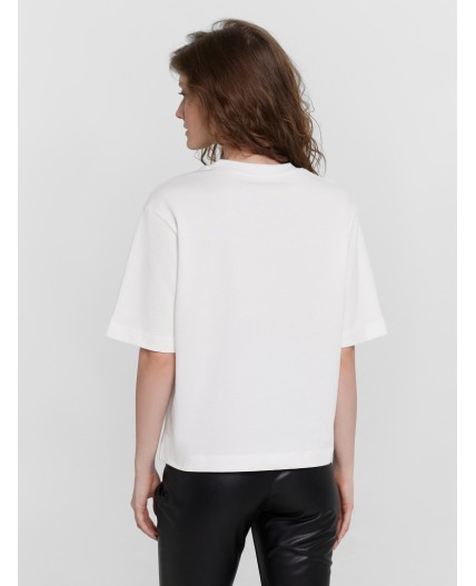 Футболка белый +печать14