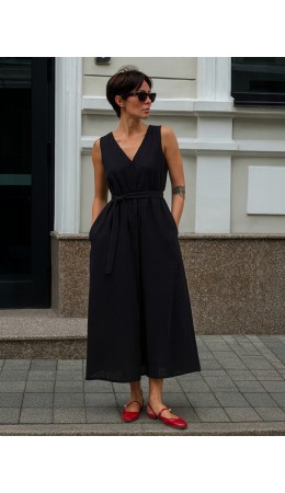 Сарафан черный