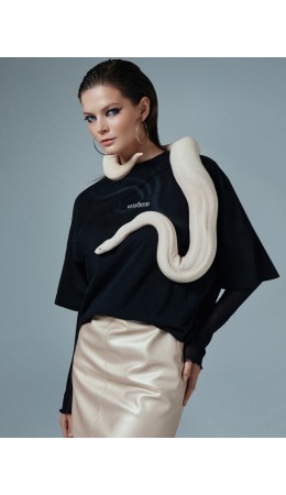 Футболка черный +печать6