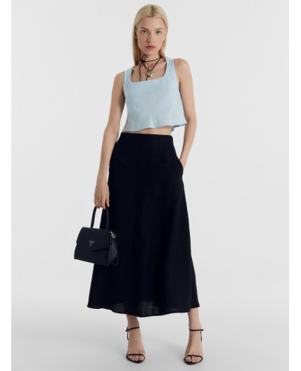 Юбка черный