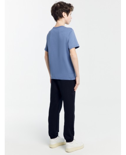 Комплект деним +черный +печать