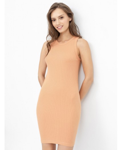 Платье охра1