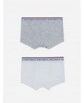 Трусы белый +серый меланж 4306А