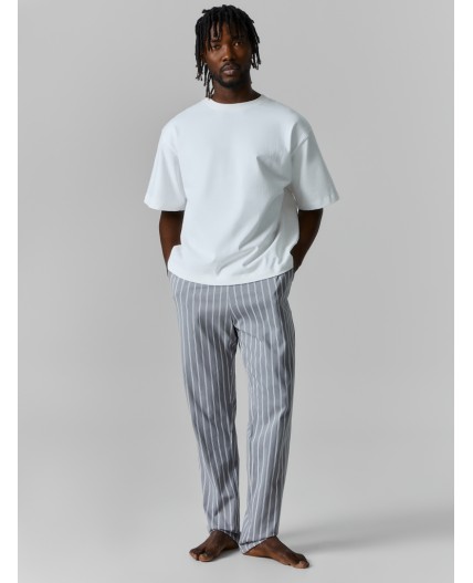 Брюки полоска на серый опал