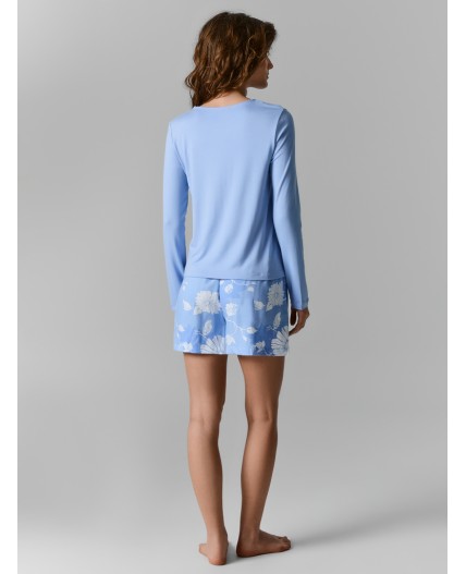 Комплект св.голубой +цветы на св.голубом