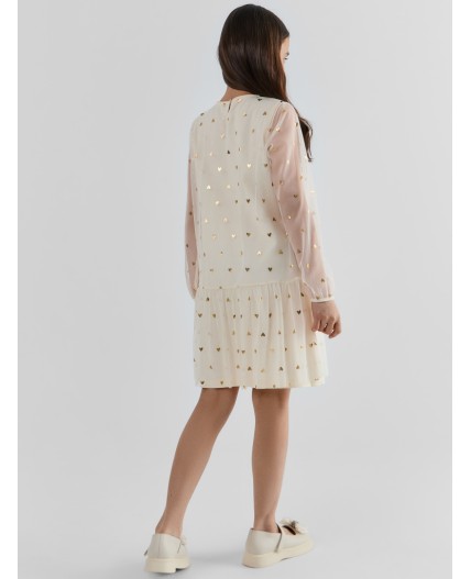 Платье сердечки на молоке