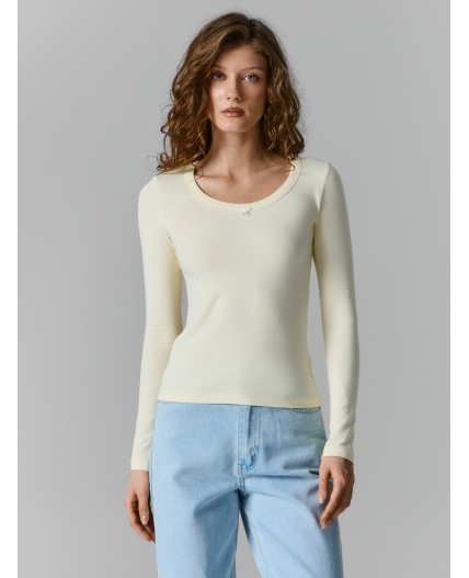 Свитшот лимонный лед