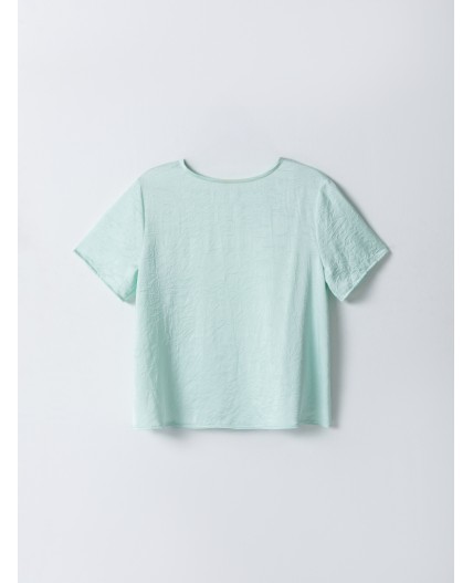 Блузка светлая мята