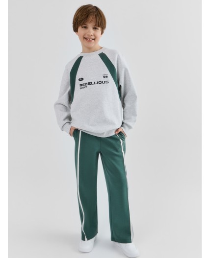 Брюки темная зелень