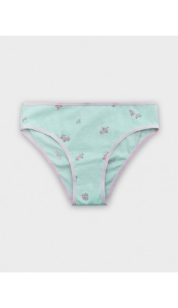 Трусы цветы на мятном