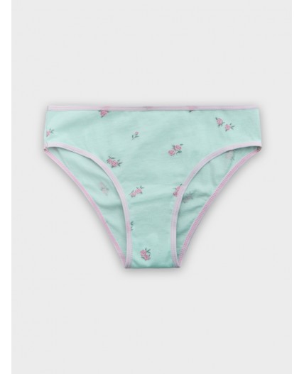 Трусы цветы на мятном