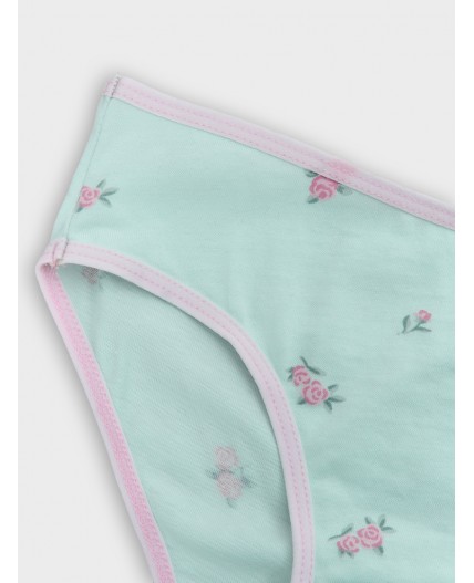 Трусы цветы на мятном