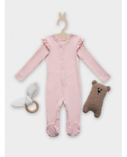 Комбинезон розовый1