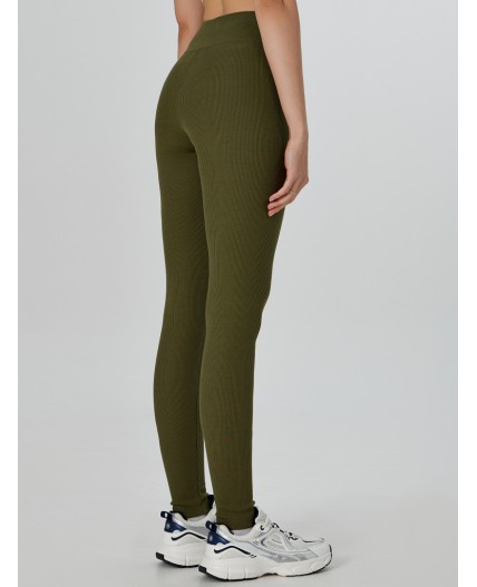 Легинсы темная олива