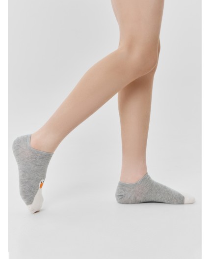 Носки серый меланж