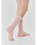 Носки розовый меланж-3/