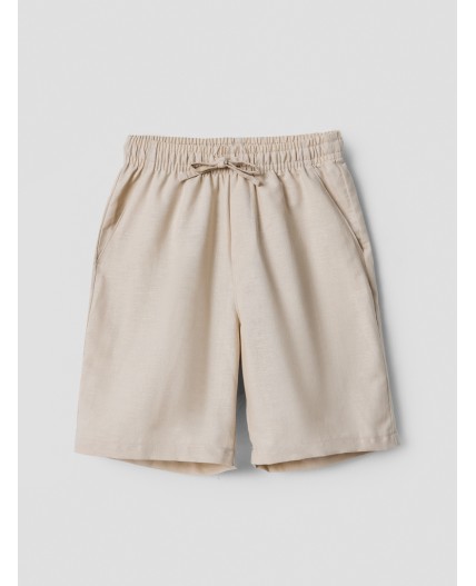 Шорты суровый лен