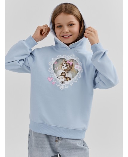 Худи небо +печать