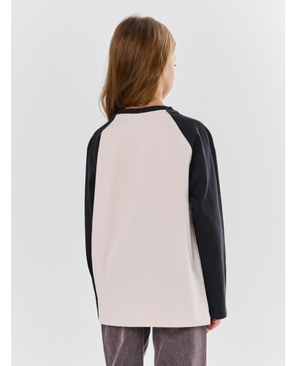 Джемпер льняной +печать