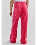 Брюки розовый +печать
