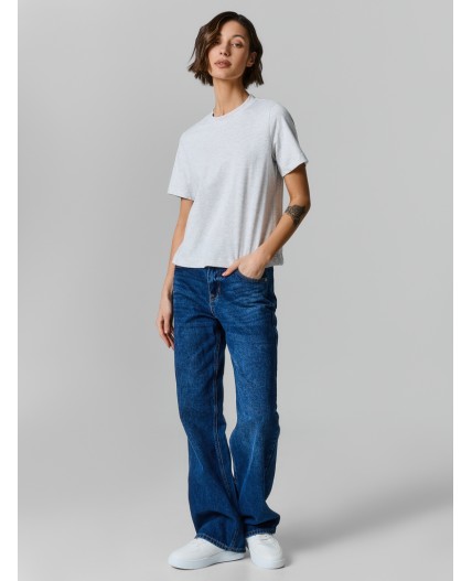 Футболка св.серый меланж 4306-А