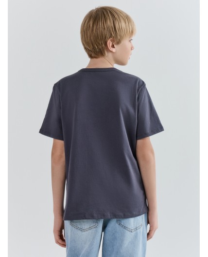 Футболка графит +печать4