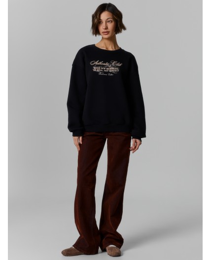 Свитшот черный +печать2