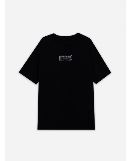 Футболка черный +печать18