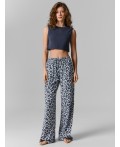 Брюки серый леопард