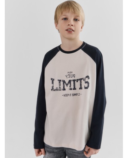 Джемпер льняной +печать