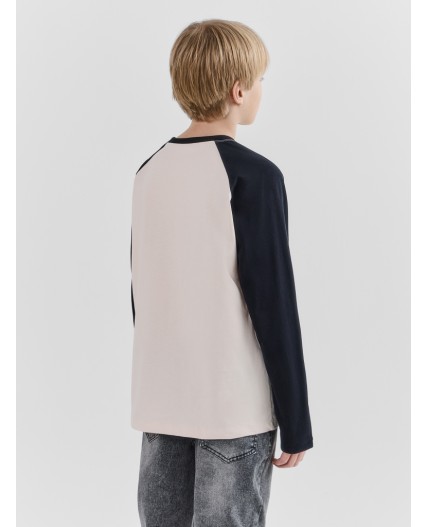 Джемпер льняной +печать