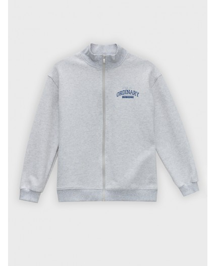 Толстовка серый меланж 4306-А +печать3