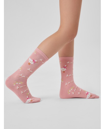 Носки сухая роза