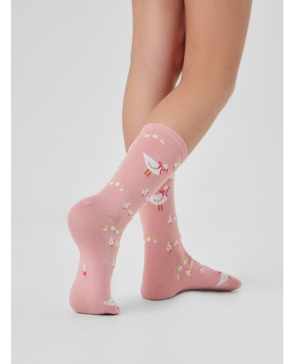 Носки сухая роза