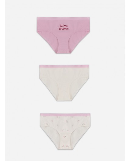 Трусы персиковые вишенки на молочном