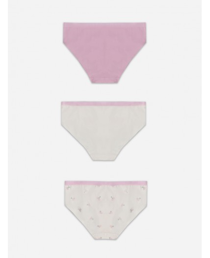 Трусы персиковые вишенки на молочном