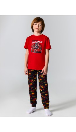 Комплект красный +гоночные тачки