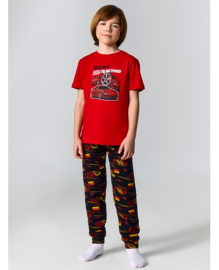 Комплект красный +гоночные тачки