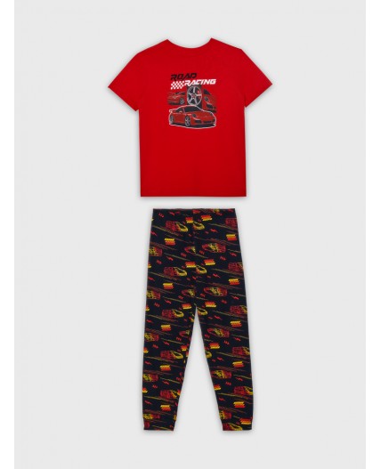 Комплект красный +гоночные тачки