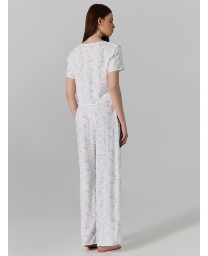 Комплект цветы на св.молочном