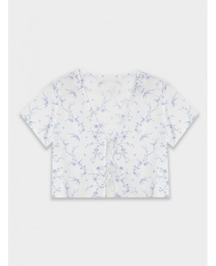 Комплект цветы на св.молочном