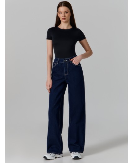 Джинсы темно -синий