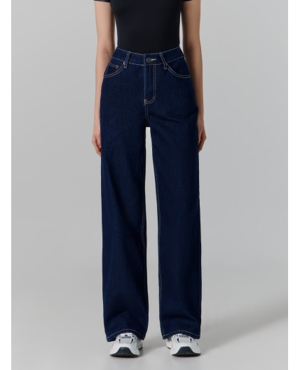 Джинсы темно -синий